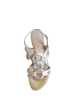 Marco Tozzi Beige Combination Wedge Sandal
