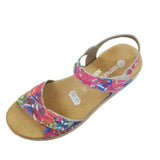 Remonte Multi Coloured Adjustable Leather Sandal