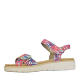 Remonte Multi Coloured Adjustable Leather Sandal
