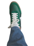 Tamaris Green Retro Style Trainers