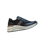 Remonte Black Wedge Trainer