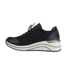 Remonte Black Wedge Trainer