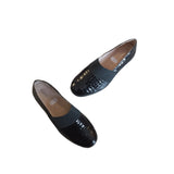 Caprice Black Patent Leather Slip on Shoe