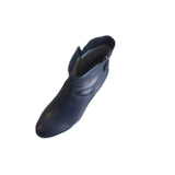 Caprice Navy Leather Low Heeled Ankle Boot
