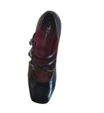 Tamaris Black Block Heeled Mary Jane Style Shoes