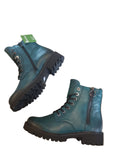 Remonte Odeon Leather Ankle Boot in Petrol Blue