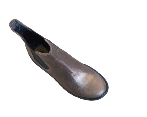 Lunar Dazzle Floral Ankle Boot in Beige