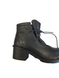 Fly London Carf Black Leather Ankle Boot