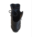 Fly London Carf Black Leather Ankle Boot