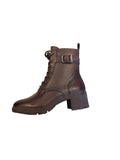 Tamaris Dark Brown Lace Up Ankle Boot