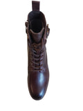 Tamaris Dark Brown Lace Up Ankle Boot