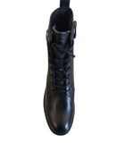 Tamaris Black Lace Up Ankle Boot