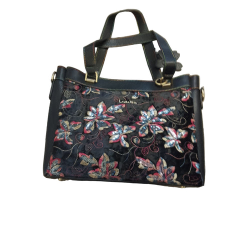 Laura Vita Aurea Handbag in Rouge 