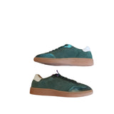 Lotus Frapporta Suede Leather Trainer in Green 