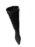 Tamaris Knee Length Black Heeled Boots