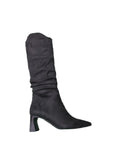 Tamaris Knee Length Black Heeled Boots