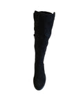 Remonte Black Nubuck Leather Knee Length Boot