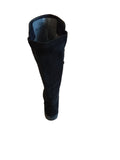 Remonte Black Nubuck Leather Knee Length Boot