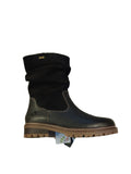 Remonte Calf Length Weatherproof Boots in Black