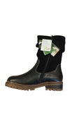 Remonte Calf Length Weatherproof Boots in Black