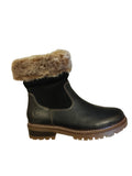 Remonte Calf Length Weatherproof Boots in Black