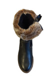 Remonte Calf Length Weatherproof Boots in Black