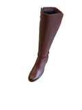 Caprice Cognac Brown Leather Knee Length Boot 
