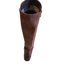 Caprice Cognac Brown Leather Knee Length Boot 