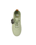 Lunar St Ives Sage Leather Plimsoll