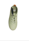 Lunar St Ives Sage Leather Plimsoll