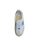 Caprice White Leather Retro Style Trainer