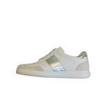 Caprice White Leather Retro Style Trainer
