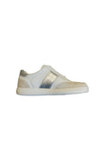 Caprice White Leather Retro Style Trainer