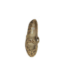 Remonte Leather Suede Leopard Print Mary Jane Shoe