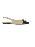 Caprice Two Tone Sling Back Ballerina