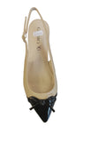 Caprice Two Tone Sling Back Ballerina