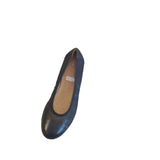 Caprice Navy Leather Ballerina Pump