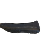 Caprice Navy Leather Ballerina Pump