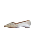 Tamaris Diamante Pearl Satin Ballerina Pump
