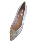 Tamaris Diamante Satin Ballerina Pump
