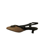 Marco Tozzi Black/Comb Kitten Heel Shoe