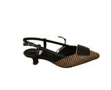 Marco Tozzi Black/Comb Kitten Heel Shoe