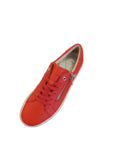 Remonte Red Leather Trainer