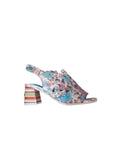 Laura Vita Jachino Block Heeled Sandal in Indigo