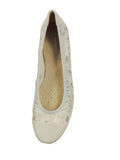 Caprice Grey/ Combination Ballerina Pump