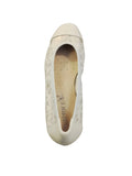 Caprice Grey/ Combination Ballerina Pump