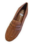 Marco Tozzi Tan Woven  Loafer