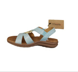 Heavenly Feet Trace Sandal in Blue