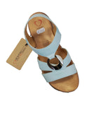 Heavenly Feet Trace Sandal in Blue