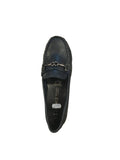 Marco Tozzi Navy Leather Loafers